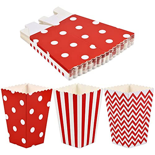 15 Stücke Candy Tüten Partytüten Set Popcorn Boxes Popcorn Tüten Klein Geschenktüten Weihnachten Party Geburtstag Hochzeit Geschenk, 7 x 11,5 x 5 cm, Rot 15 Stücke Candy Tüten Partytüten Set Popcorn Boxes Popcorn Tüten Klein Geschenktüten Weihnachten Party Geburtstag Hochzeit Geschenk, 7 x 11,5 x 5 cm, Rot von KYSUN