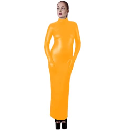 KYXSPINWARDPV Figurbetontes Maxikleid mit Handschuhen, für Herren, Sissy, Club, Party, Anpassung, Gelb, Größe 4XL KYXSPINWARDPV Figurbetontes Maxikleid mit Handschuhen, für Herren, Sissy, Club, Party, Anpassung, Gelb, Größe 4XL von KYXSPINWARDPV