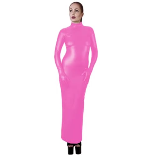 KYXSPINWARDPV Figurbetontes Maxikleid mit Handschuhen, für Herren, Sissy, Club, Party, individuelle Anpassung, Rosa, Größe XL KYXSPINWARDPV Figurbetontes Maxikleid mit Handschuhen, für Herren, Sissy, Club, Party, individuelle Anpassung, Rosa, Größe XL von KYXSPINWARDPV