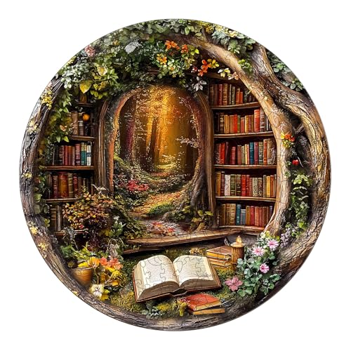 KaayeeWood Holzpuzzle Erwachsene,200 Teile Baumhaus Bibliothek Holz Puzzle,Einzigartige Wooden Puzzle Mit Box Aus Holz Geburtstagsgeschenk für Erwachsene und Kinder KaayeeWood Holzpuzzle Erwachsene,200 Teile Baumhaus Bibliothek Holz Puzzle,Einzigartige Wooden Puzzle Mit Box Aus Holz Geburtstagsgeschenk für Erwachsene und Kinder von KaayeeWood