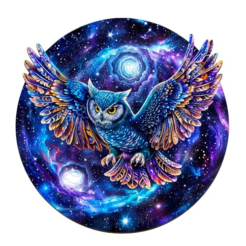 KaayeeWood Holzpuzzle Erwachsene,200 Teile Galaxie Eule Holz Puzzle,Einzigartige Wooden Puzzle Mit Box Aus Holz Geburtstagsgeschenk für Erwachsene und Kinder KaayeeWood Holzpuzzle Erwachsene,200 Teile Galaxie Eule Holz Puzzle,Einzigartige Wooden Puzzle Mit Box Aus Holz Geburtstagsgeschenk für Erwachsene und Kinder von KaayeeWood
