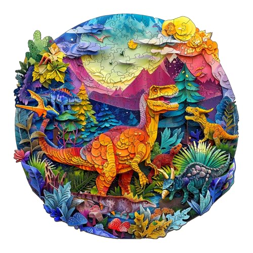 KaayeeWood Holzpuzzle Erwachsene,200 Teile Tyrannosaurus Rex Holz Puzzle,Einzigartige Wooden Puzzle Mit Box Aus Holz Geburtstagsgeschenk für Erwachsene und Kinder KaayeeWood Holzpuzzle Erwachsene,200 Teile Tyrannosaurus Rex Holz Puzzle,Einzigartige Wooden Puzzle Mit Box Aus Holz Geburtstagsgeschenk für Erwachsene und Kinder von KaayeeWood