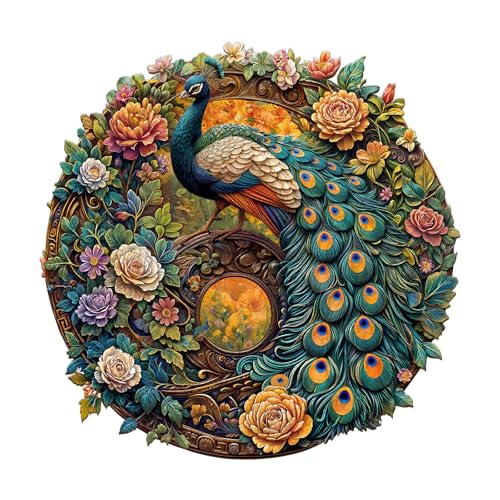 KaayeeWood Holzpuzzle Erwachsene,200 Teile Yin Yang Pfau Holz Puzzle,Einzigartige Wooden Puzzle Mit Box Aus Holz Geburtstagsgeschenk für Erwachsene und Kinder KaayeeWood Holzpuzzle Erwachsene,200 Teile Yin Yang Pfau Holz Puzzle,Einzigartige Wooden Puzzle Mit Box Aus Holz Geburtstagsgeschenk für Erwachsene und Kinder von KaayeeWood