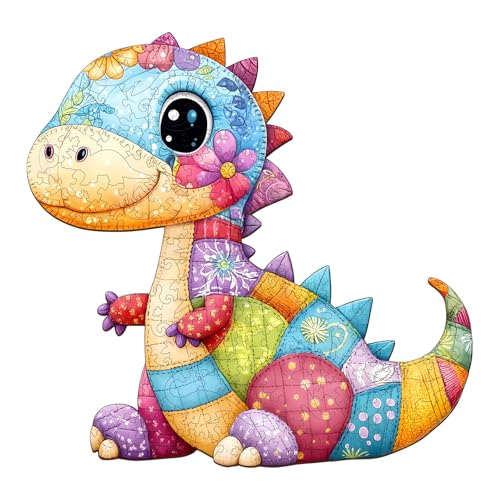 KaayeeWood Holzpuzzle Erwachsene,230 Teile Patchwork Dinosaurier Holz Puzzle,Einzigartige Wooden Puzzle Mit Box Aus Holz Geburtstagsgeschenk für Erwachsene und Kinder KaayeeWood Holzpuzzle Erwachsene,230 Teile Patchwork Dinosaurier Holz Puzzle,Einzigartige Wooden Puzzle Mit Box Aus Holz Geburtstagsgeschenk für Erwachsene und Kinder von KaayeeWood