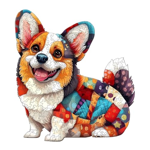 KaayeeWood Holzpuzzle Erwachsene,265 Teile Patchwork-Corgi Holz Puzzle,Einzigartige Wooden Puzzle Mit Box Aus Holz Geburtstagsgeschenk für Erwachsene und Kinder KaayeeWood Holzpuzzle Erwachsene,265 Teile Patchwork-Corgi Holz Puzzle,Einzigartige Wooden Puzzle Mit Box Aus Holz Geburtstagsgeschenk für Erwachsene und Kinder von KaayeeWood
