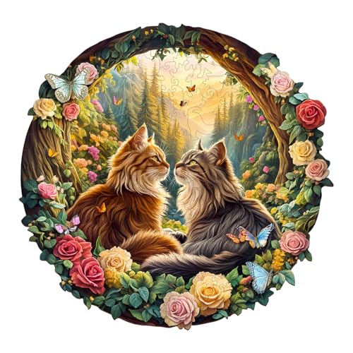 KaayeeWood Holzpuzzle Erwachsene,270 Teile Liebe Katze Holz Puzzle,Einzigartige Wooden Puzzle Mit Box Aus Holz Geburtstagsgeschenk für Erwachsene und Kinder KaayeeWood Holzpuzzle Erwachsene,270 Teile Liebe Katze Holz Puzzle,Einzigartige Wooden Puzzle Mit Box Aus Holz Geburtstagsgeschenk für Erwachsene und Kinder von KaayeeWood