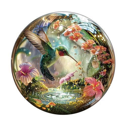 KaayeeWood Holzpuzzle Erwachsene,Summen der Regentropfen Holzpuzzle,Einzigartige Wooden Puzzle Mit Geschenkbox,Geschenke für Kinder und Erwachsene(200 Stück,29 * 28.7cm) von KaayeeWood