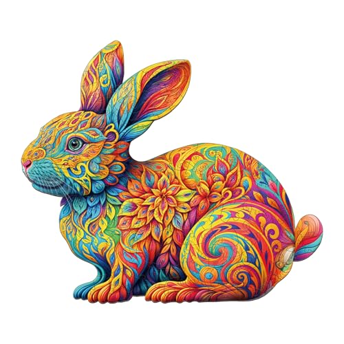 KaayeeWood Ostern Holzpuzzle Erwachsene,250 Teile Niedliches Kaninchen Holz Puzzle,Einzigartige Wooden Puzzle Mit Box Aus Holz Geburtstagsgeschenk für Erwachsene und Kinder KaayeeWood Ostern Holzpuzzle Erwachsene,250 Teile Niedliches Kaninchen Holz Puzzle,Einzigartige Wooden Puzzle Mit Box Aus Holz Geburtstagsgeschenk für Erwachsene und Kinder von KaayeeWood