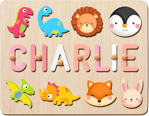 KaayeeWood Personalisiertes Holzpuzzle mit Name, Individuelle Namenspuzzle für Kinder-Montessori Spielzeug ab 1,2,3 Jahre für Jungen und Mäd,Personalisierte Babygeschenke KaayeeWood Personalisiertes Holzpuzzle mit Name, Individuelle Namenspuzzle für Kinder-Montessori Spielzeug ab 1,2,3 Jahre für Jungen und Mäd,Personalisierte Babygeschenke von KaayeeWood