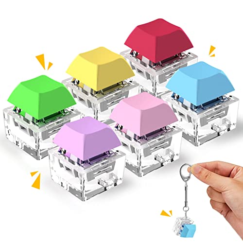 Tastatur-Fidget-Spielzeug, Schlüsselanhänger, Tastatur-Dekompressionsspielzeug, mechanische Taste, Stressabbau, Geschenke für Erwachsene und Kinder, Fingerklicker-Spielzeug, ADHS-Spielzeug, coole Tastatur-Fidget-Spielzeug, Schlüsselanhänger, Tastatur-Dekompressionsspielzeug, mechanische Taste, Stressabbau, Geschenke für Erwachsene und Kinder, Fingerklicker-Spielzeug, ADHS-Spielzeug, coole von Kabvry
