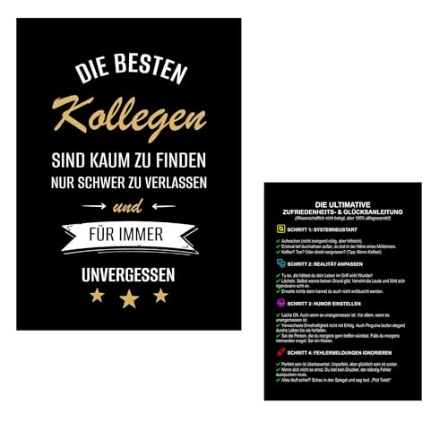 Abschiedskarte Kollege lustig | „Die Besten Kollegen“ | Abschiedsgeschenk Kollege & Kollegin | Hochwertige 300g/m² A6 Karte | Perfekt für Jobwechsel, Ruhestand & Büro-Humor Abschiedskarte Kollege lustig | „Die Besten Kollegen“ | Abschiedsgeschenk Kollege & Kollegin | Hochwertige 300g/m² A6 Karte | Perfekt für Jobwechsel, Ruhestand & Büro-Humor von Kackspecht