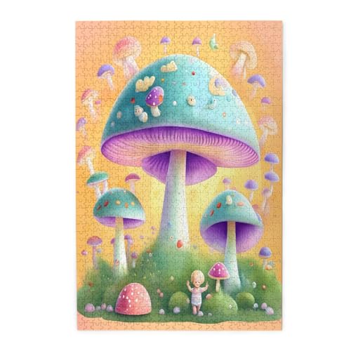 KadUe 11795 Spot Bilderpuzzle, Fantasy Mushroom, 1000PCS von KadUe