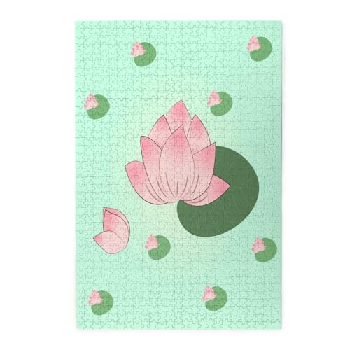 KadUe 11795 Spot Bilderpuzzle, Lotus Flowers Waiting to Bloom, 1000PCS von KadUe