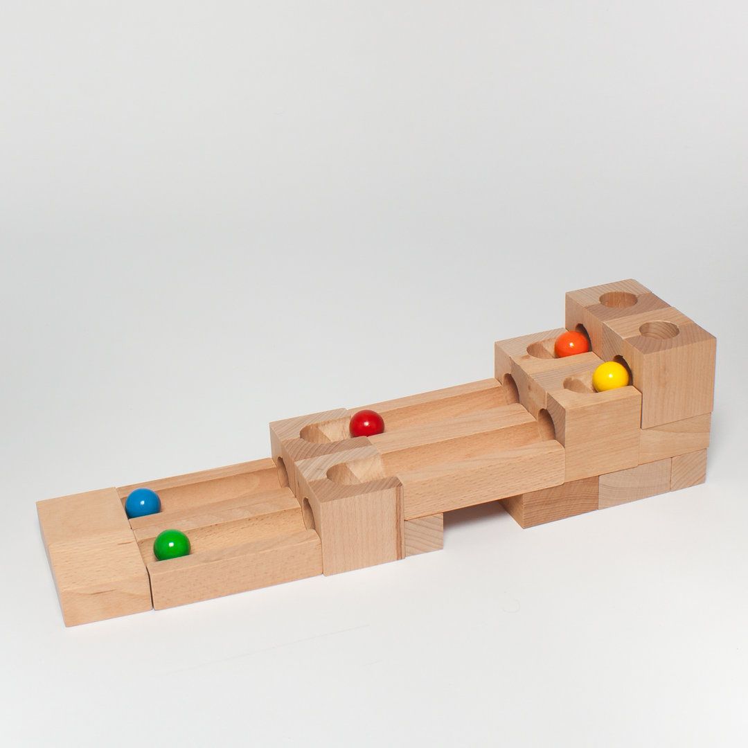 Kaden Baukasten Kugelbahn Nr. 11 Traversen S Kugel Ø 2,6 cm, Holz Kaden Baukasten Kugelbahn Nr. 11 Traversen S Kugel Ø 2,6 cm, Holz von Kaden