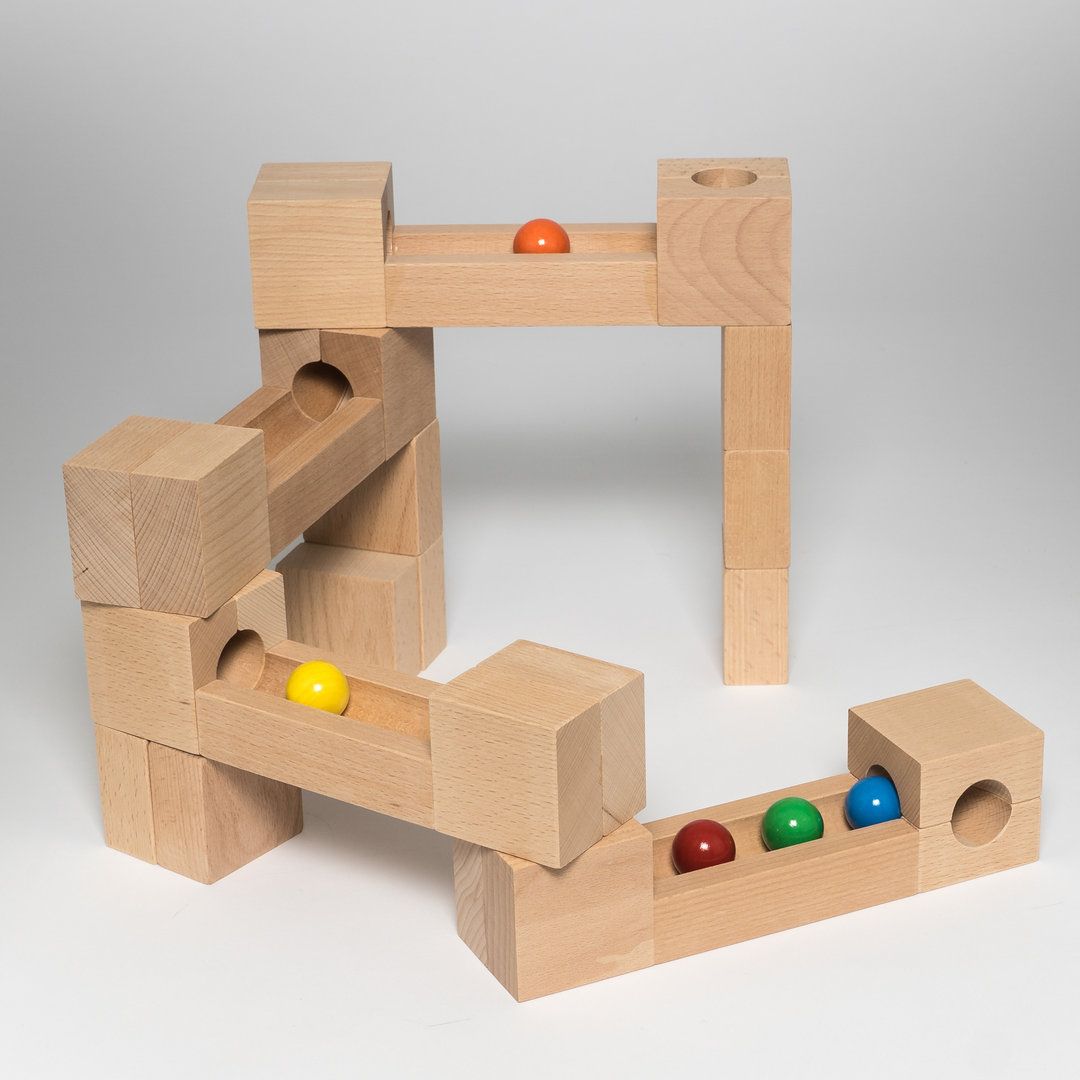 Kaden Kugelbahn Nr. 10 Brücken S Kugel Ø 2,6 cm, Buche Kaden Kugelbahn Nr. 10 Brücken S Kugel Ø 2,6 cm, Buche von Kaden