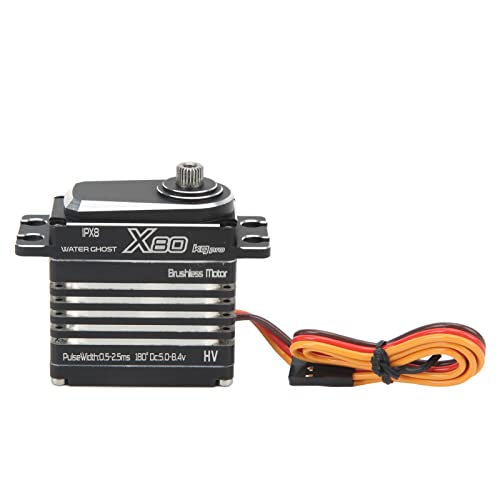 Kadimendium RC-Car-Servo, 80 Kg, Hohes Drehmoment, Langlebiges Aluminiumlegierungs-IPX8-wasserdichtes Servo für 1/8 1/10, #511, KADIMENDIUMZIB14NC3QG Kadimendium RC-Car-Servo, 80 Kg, Hohes Drehmoment, Langlebiges Aluminiumlegierungs-IPX8-wasserdichtes Servo für 1/8 1/10, #511, KADIMENDIUMZIB14NC3QG von Kadimendium