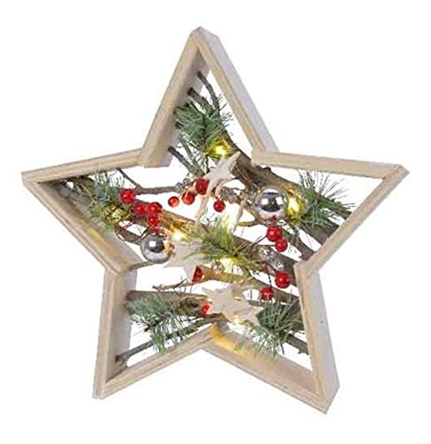 Kaemingk LED-Stern, batteriebetrieben, Weihnachtsdekoration, Lichterkette, Mehrfarbig, 8719152941025 Kaemingk LED-Stern, batteriebetrieben, Weihnachtsdekoration, Lichterkette, Mehrfarbig, 8719152941025 von Kaemingk
