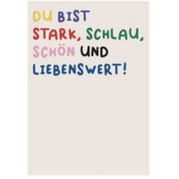 Poster Liebenswert Bunt - 30x40 von Kämpf
