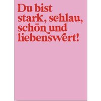 Poster Liebenswert Pink 30x40 von Kämpf