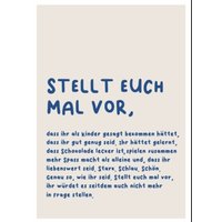 Poster Stellt euch mal vor - 30x40 von Kämpf