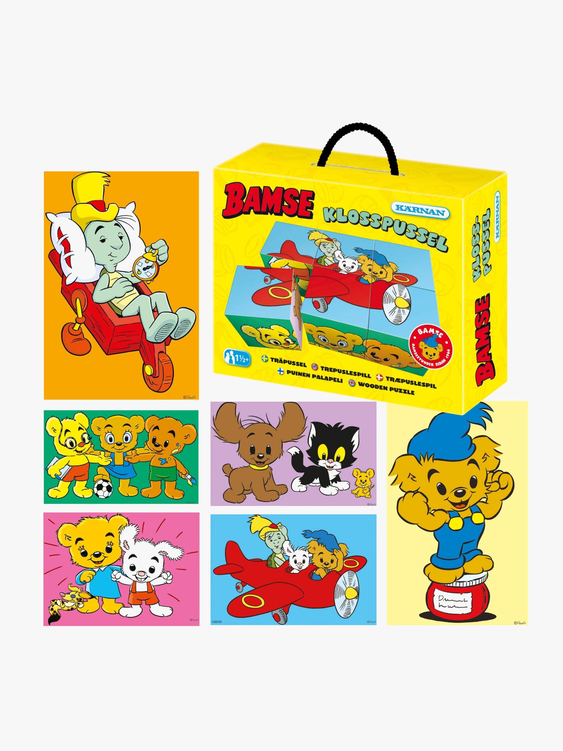 Egmont Kärnan Bamse Block-Puzzle aus Holz, 30 Teile Egmont Kärnan Bamse Block-Puzzle aus Holz, 30 Teile von Kärnan