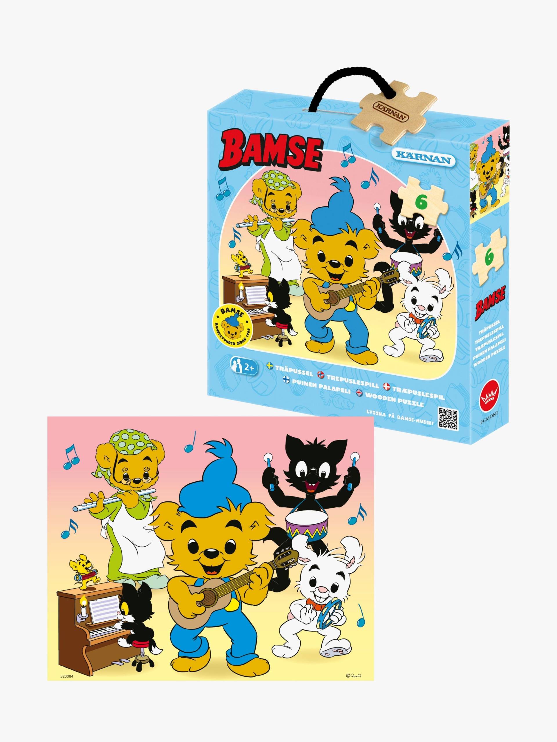 Egmont Kärnan Bamse Musik Holzpuzzle 6 Teile Egmont Kärnan Bamse Musik Holzpuzzle 6 Teile von Kärnan