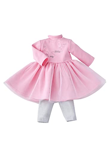 Käthe Kruse Ballerina Outfit mit Leggings und Kleidchen für Glückskind Puppen, Mehrfarbig von Käthe Kruse