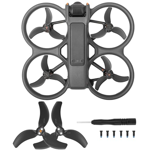 Kaezuy Ersatzpropeller Für DJI Avata 2 - Geräuscharme Farbpropeller Aus Kunststoff 1 Paar Bunt Drohnenzubehör Mit CE-Konformer Qualität (A) von Kaezuy