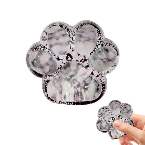 Kaezuy Squishy Cat Paw 7x6cm Washable Squeeze Spielzeug Stress Relief Toy Katzenpfoten for Kinder Und Erwachsene (A) von Kaezuy