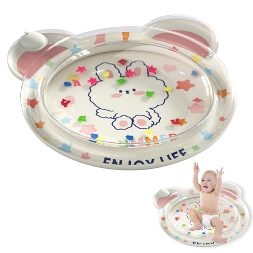 Kaezuy Wasserspielmatte Baby Aufblasbare Spielmatte Mit Sicherheitsdesign Umweltfreundliches Material Faltbare Wassermatte Für Kinderzimmer Und Frühe Bildung (B) von Kaezuy
