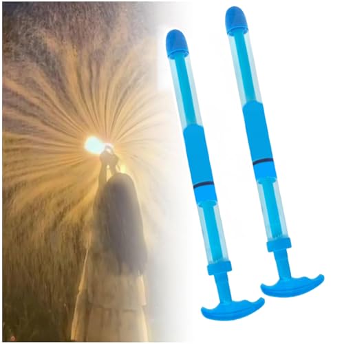 Wasserpistolen für Kinder, Feuerwerk Wasserpistole Spritzpistolen, Romantische Feuerwerkskörper Wasserpistole, Wasser Spielzeug für Sommer Schwimmbad Strandparty (2pcs-Blau) von Kaezuy