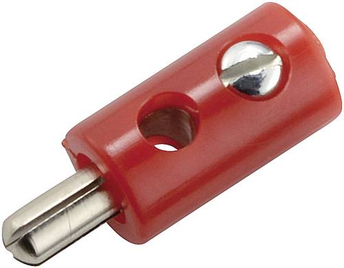 Kahlert Licht Miniatur-Bananenstecker Stecker, gerade Stift-Ø: 2.6mm Rot von Kahlert Licht