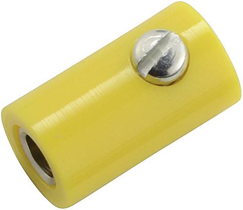 Kahlert Licht Miniatur-Laborbuchse Buchse, gerade Stift-Ø: 2.6mm Gelb von Kahlert Licht