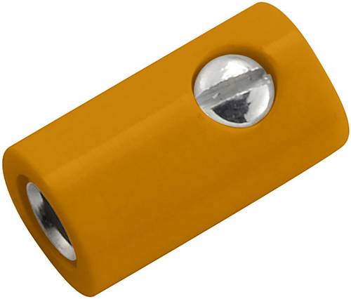 Kahlert Licht Miniatur-Laborbuchse Buchse, gerade Stift-Ø: 2.6mm Orange von Kahlert Licht
