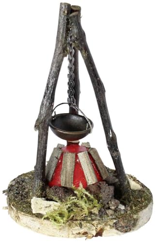 Kahlert Licht Miniatur-Kamin mit Flackerlicht-LED und Timerfunktion, transparent, modern minimalistisch, 13cm, Acrylnitril-Butadien-Styrol (ABS) von Kahlert Licht