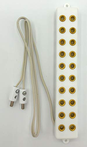 Verteilerleiste 10-fach mit Kabel und Stecker - Farbe: weiss für 3,5V Puppenhaus Krippen Modellbau Verteilerleiste 10-fach mit Kabel und Stecker - Farbe: weiss für 3,5V Puppenhaus Krippen Modellbau von Rülke Holzspielzeug