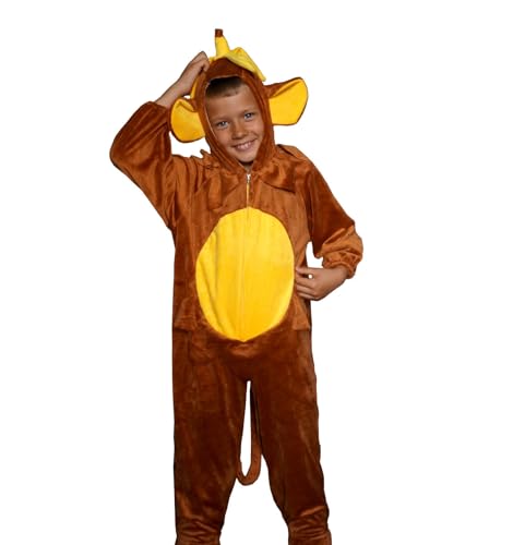 kaiser24 Schimpanse Kinder Kostüm weich Karneval Fasching Gr.128 S von kaiser24