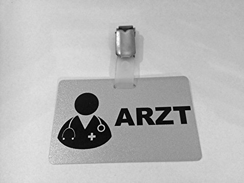 KaiserstuhlCard Magnete Anhänger Schild Arzt Karneval Fasching Junggesellenabschied Party Gimmick Doktor Zubehör von KaiserstuhlCard Magnete
