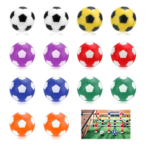 Kaisibum 14 Stück Tischfussball Kickerbälle, Tischkicker Bälle Ersatzbälle 32mm Mini Tischfussball Kinder Erwachsene Kickerball für Kickertisch Kaisibum 14 Stück Tischfussball Kickerbälle, Tischkicker Bälle Ersatzbälle 32mm Mini Tischfussball Kinder Erwachsene Kickerball für Kickertisch von Kaisibum
