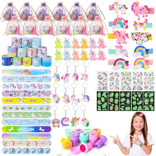 Kaisibum 78 Stück Einhorn Mitgebsel Kindergeburtstag Deko Mädchen Geburtstagsdeko Party Gastgeschenke Geschenke für 3-12 Jahre Kinder von Kaisibum