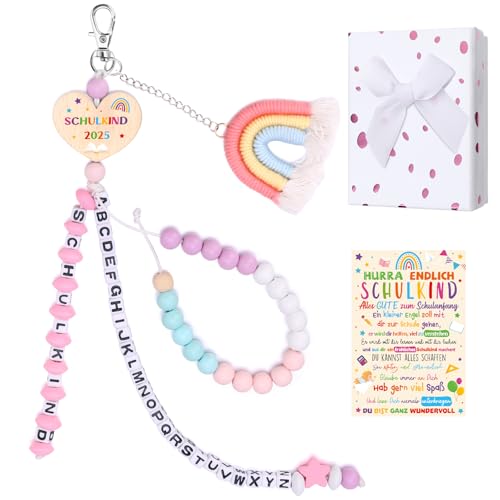 Kaisibum Einschulung Geschenk Rechenkette Mädchen 2025 Schulkind Schultüte Füllung Glücksbringer Schulanfang Geschenk mit Grußkarte Geschenkbox Kaisibum Einschulung Geschenk Rechenkette Mädchen 2025 Schulkind Schultüte Füllung Glücksbringer Schulanfang Geschenk mit Grußkarte Geschenkbox von Kaisibum