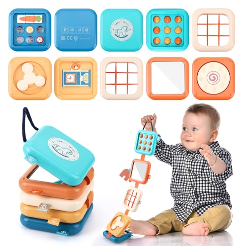 Kaisibum Montessori Spielzeug für Kinder – Multifunktionales Activity Board mit 6 Seiten für Kleinkinder, ideal als Sensorik Spielzeug Baby und Spielzeug für Flugreisen Kleinkind Kaisibum Montessori Spielzeug für Kinder – Multifunktionales Activity Board mit 6 Seiten für Kleinkinder, ideal als Sensorik Spielzeug Baby und Spielzeug für Flugreisen Kleinkind von Kaisibum
