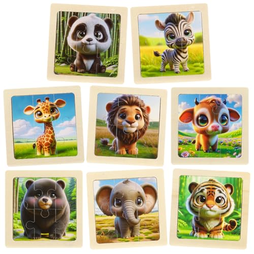 Puzzle Kinder, 8 Stück Kinder Puzzle ab 3 4 5 Jahren Holzpuzzle Puzzle Kinderpuzzle 6 Teile Tier Kinder Puzzle Lernspielzeug für Jungen und Mädchen Puzzle Kinder, 8 Stück Kinder Puzzle ab 3 4 5 Jahren Holzpuzzle Puzzle Kinderpuzzle 6 Teile Tier Kinder Puzzle Lernspielzeug für Jungen und Mädchen von Kaisibum