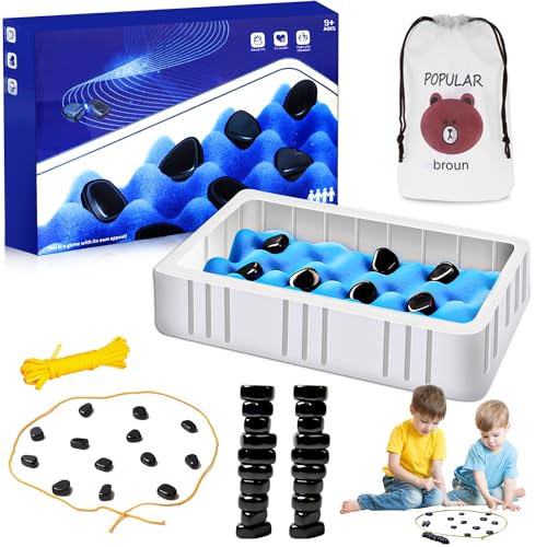 Magnetisches Steine Schachspiel, Magnetspiel, Magnetic Chess Game, Schachbrett Magnetisches Kinderschachspielzeug, Magnet Schach, Coole Sachen,Geschenk Geburtstagsgeschenk von Kaiyingxin