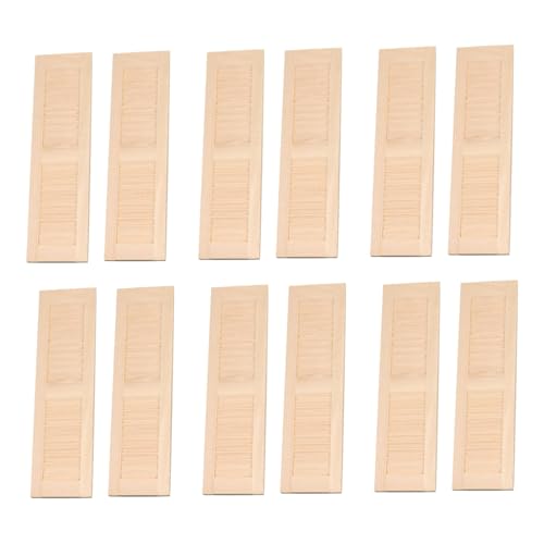12pcs Dollhouse Fensterläden Klassiker hölzerne Mini 1 12 Skala Dollhouse Möbel 4,5 x 1,3 x 0,2 Zoll Dollhouse Fenster Lustige Diy Dolls House Möbel für Kinder Geschenk 1 12 Skala Dollhouse Möbel 12pcs Dollhouse Fensterläden Klassiker hölzerne Mini 1 12 Skala Dollhouse Möbel 4,5 x 1,3 x 0,2 Zoll Dollhouse Fenster Lustige Diy Dolls House Möbel für Kinder Geschenk 1 12 Skala Dollhouse Möbel von Kalastussaari