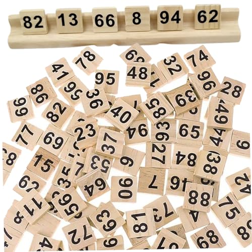 Kalastussaari 1-100 Holzzahlenfliesen, 100pcs-Number-Würfelblöcke, klare gedruckte Schwarze Nummer Block, Bildungsmontessori-Holznummern für Kinderbrettspiel, Rechtschreibspiel, Spielzeug, Geschenk Kalastussaari 1-100 Holzzahlenfliesen, 100pcs-Number-Würfelblöcke, klare gedruckte Schwarze Nummer Block, Bildungsmontessori-Holznummern für Kinderbrettspiel, Rechtschreibspiel, Spielzeug, Geschenk von Kalastussaari