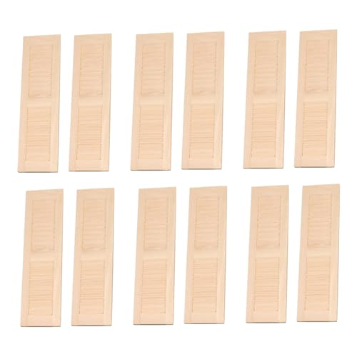 Kalastussaari 12pcs Dollhouse -Fensterläden Klassiker hölzerne Mini 1 12 Skala Dollhouse Möbel 4, 5 x 1, 3 x 0, 2 Zoll Fenster Lustige DIY Dolls House Möbel für Kinderpuppen Haus Kalastussaari 12pcs Dollhouse -Fensterläden Klassiker hölzerne Mini 1 12 Skala Dollhouse Möbel 4, 5 x 1, 3 x 0, 2 Zoll Fenster Lustige DIY Dolls House Möbel für Kinderpuppen Haus von Kalastussaari