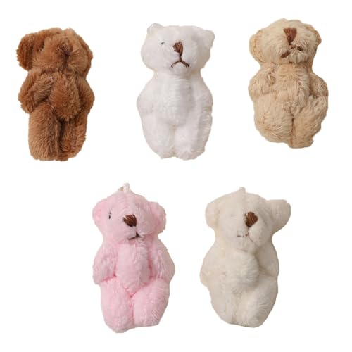 Kalastussaari 5pcs Mini Bear Plüschspielzeug, winziger Bär, winziges Weichbären Puppengefüllter Tierspielzeug für Geburtstagstorte Hochzeit Dekoration Party bevorzugt winzigen Bären Kalastussaari 5pcs Mini Bear Plüschspielzeug, winziger Bär, winziges Weichbären Puppengefüllter Tierspielzeug für Geburtstagstorte Hochzeit Dekoration Party bevorzugt winzigen Bären von Kalastussaari