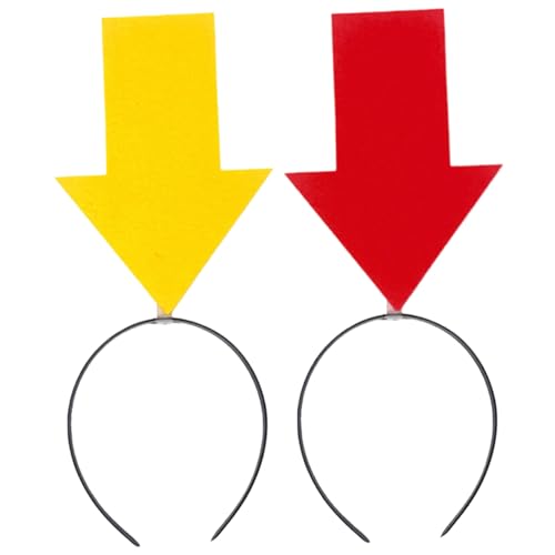Kalastussaari Arrow Stirnband, 2pcs Neuheit lustige Stirnbänder mit Pfeilspitzen -Tuch, Halloween Hair Hoop für Foto -Requisiten, Partydekoration, Freunde Geschenk von Kalastussaari