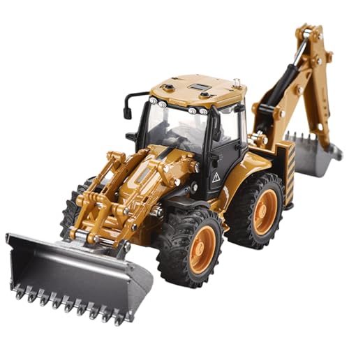 Kalastussaari Baggerspielzeug, 1:50 Metall Die-Cast-Baggerlader Bulldozer Spielzeug mit 360 ° rotierenden Armen, Baufahrzeugmodell Dekoration Geschenk für Jungens Kalastussaari Baggerspielzeug, 1:50 Metall Die-Cast-Baggerlader Bulldozer Spielzeug mit 360 ° rotierenden Armen, Baufahrzeugmodell Dekoration Geschenk für Jungens von Kalastussaari